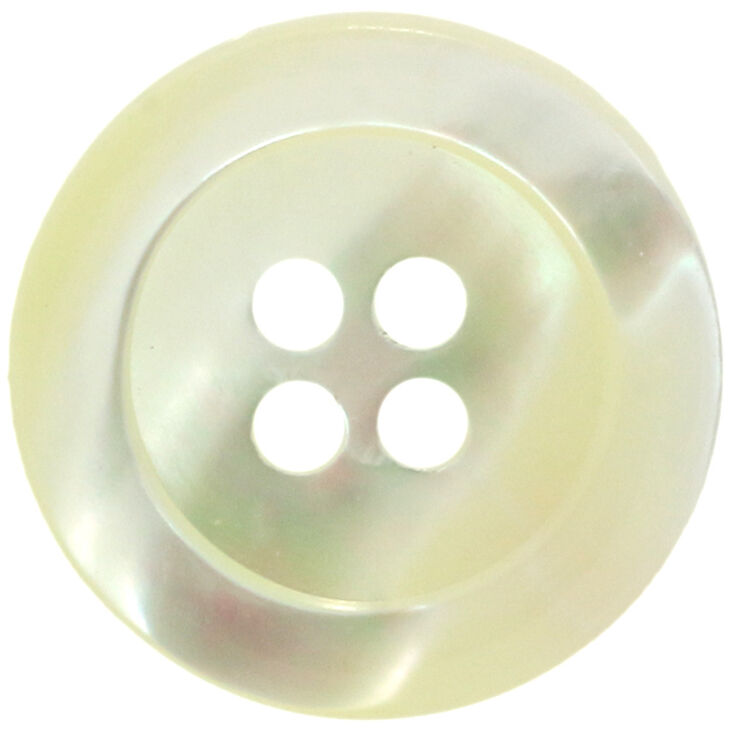 Union Knopf Perlmuttknopf 4-Loch 20mm | 99-Perlmutt