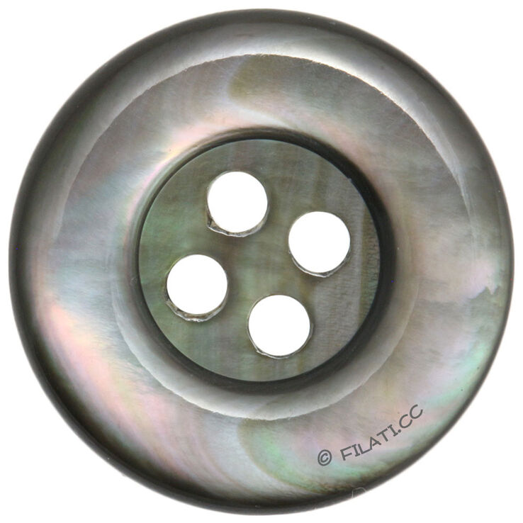 Lana Grossa UNION KNOPF 43311/23mm | 76-Dunkelgrau