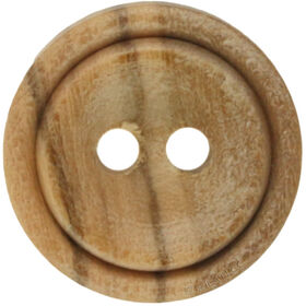 Holzknopf 2-Loch 18mm von Lana Grossa