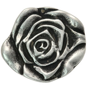 Knopf mit Öse Rose 23mm von Lana Grossa