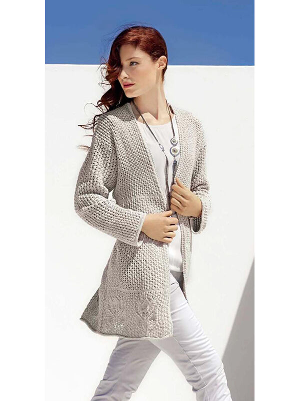 Lana Grossa NETZMUSTERJACKE Elastico