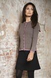 Lana Grossa JACKE MIT ZÖPFEN UND RIPPEN Cool Wool