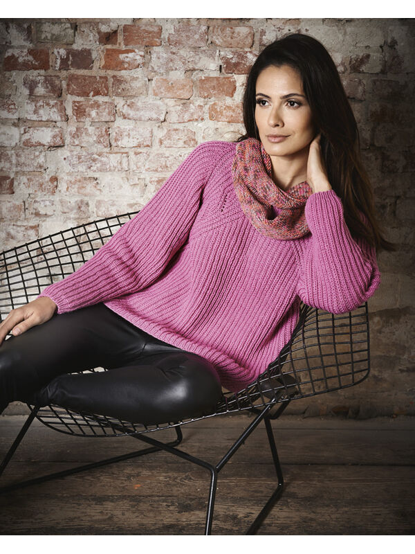 Lana Grossa PATENTPULLI MIT RAGLANBETONUNG Cool Wool Big