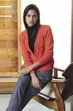 Lana Grossa PULLI MIT WELLENZOPFBLENDE Cool Wool