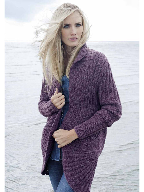 Lana Grossa RIPPENJACKE Alta Moda Alpaca