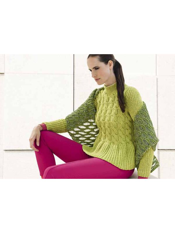 Lana Grossa ZOPFMUSTERPULLI Alta Moda Alpaca