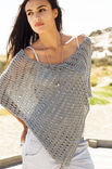 Lana Grossa PONCHO MIT LOCHMUSTER - Secondo Big