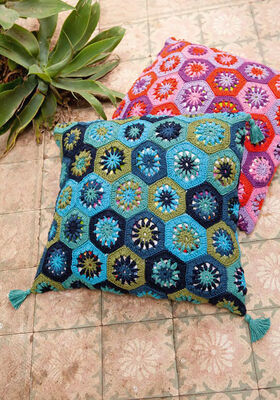 PATCHWORKKISSEN Organico von Lana Grossa