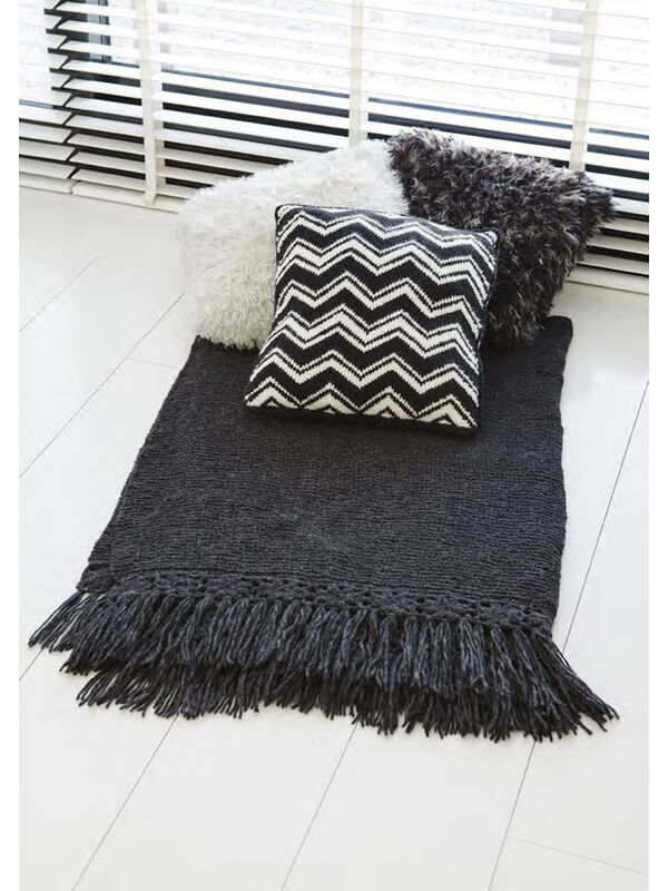 Lana Grossa KISSENHÜLLE/ZACKENMUSTER Alta Moda Alpaca