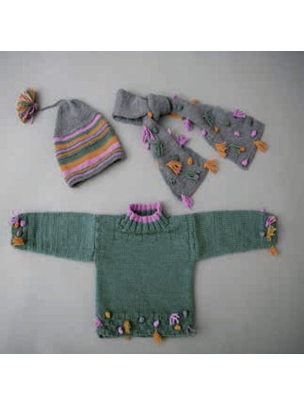 Lana Grossa PULLOVER,SCHAL,MÜTZE CW Big Melange/Big