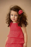 Lana Grossa KLEID,HAARSPANGE Elastico/Silkhair