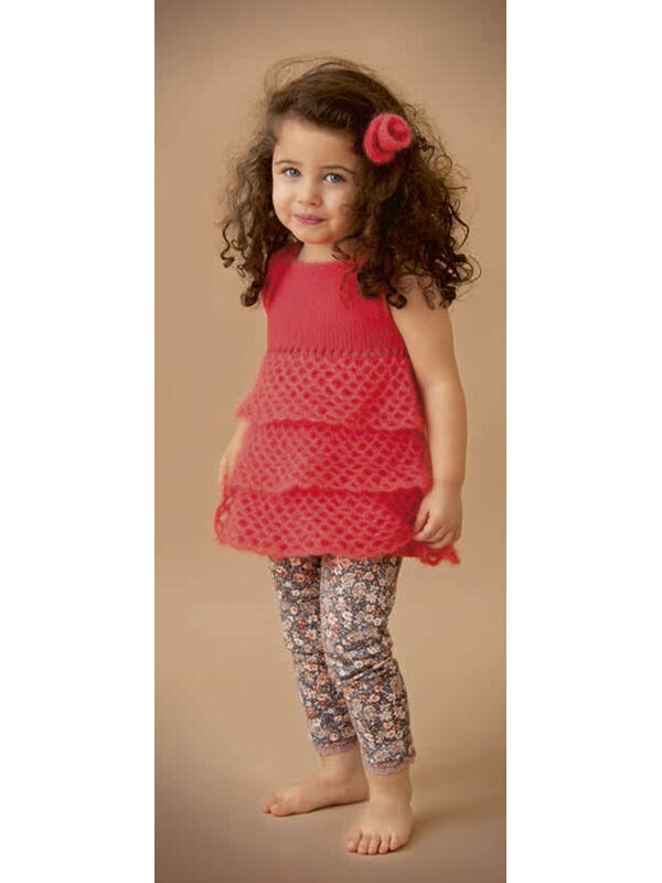 Lana Grossa KLEID,HAARSPANGE Elastico/Silkhair