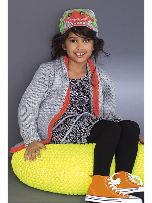 Lana Grossa JACKE Mille II uni/neon
