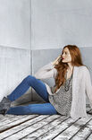 Lana Grossa Jacke im Loch-Rippenmuster SILKHAIR