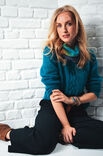 Lana Grossa PULLI MIT MITTELZOPF Silkhair uni