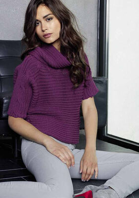 Pulli + Kragen COOL WOOL big von Lana Grossa
