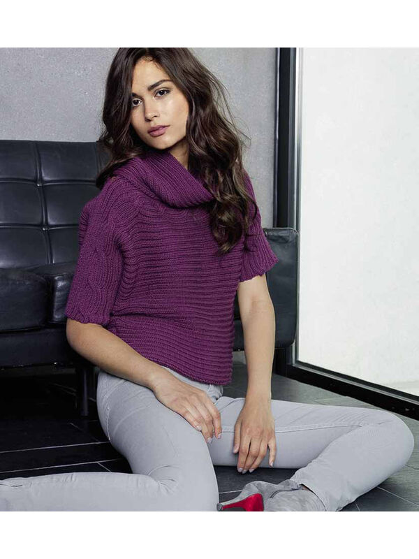 Lana Grossa Pulli + Kragen COOL WOOL big