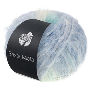 BASTA MISTA - von Lana Grossa | 116-Rohweiß/Hellgrau/Graublau/Weißgrün/Türkis/Minttürkis