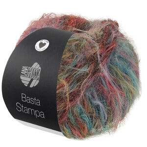 BASTA STAMPA - von Lana Grossa | 204-Gelb/Rosa/Rot/Minttürkis/Blau