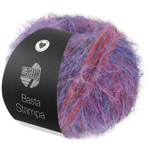 BASTA STAMPA - von Lana Grossa | 205-Lila/Rosa/Rost/Gelb/Blau