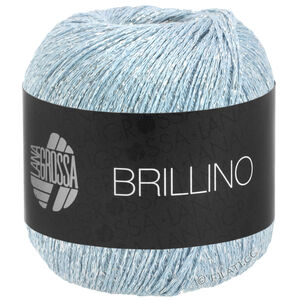 BRILLINO - von Lana Grossa | 22-Hellblau/Silber