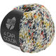 Lana Grossa 4 CAPI Color | 106-Natur/Dunkelblau/Sonnengelb/Orange/Rot