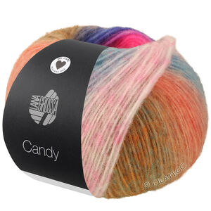 CANDY - von Lana Grossa | 06-Fuchsia/Grünbeige/Orange/Dunkelblau/Pink/Lachs/Violett/Braun/Rost/Petrol/Dunkelpetrol/Rosa