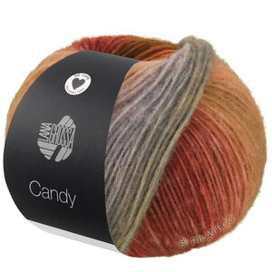 CANDY - von Lana Grossa | 09-Nougat/Schokobraun/Rostbraun/Stahlblau/Grün/Fuchsia/Pistazie/Mint/Türkis/Graublau/Violett