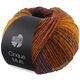 Lana Grossa CINQUE MULTI | 06-Blau/Braun/Ocker/Dunkelbraun/Lila meliert