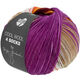 Lana Grossa COOL WOOL 4 SOCKS PRINT II | 7793-Burgund/Orange/Lachsrot/Ecru/Hellbraun/Fuchsia