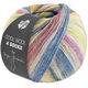 Lana Grossa COOL WOOL 4 SOCKS PRINT | 7765-Dottergelb/Zitrusgelb/Ecru/Gelbgrün/Fuchsia/Petrol/Pastellgrün/Jeansblau