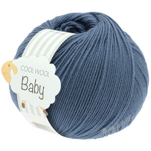 COOL WOOL Baby Uni/Print 50g - von Lana Grossa | 263-Taubenblau