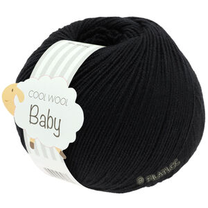 COOL WOOL Baby Uni/Print 50g - von Lana Grossa | 278-Schwarz