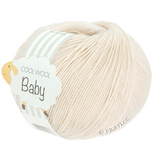 COOL WOOL Baby Uni/Print 50g - von Lana Grossa | 323-Muschel