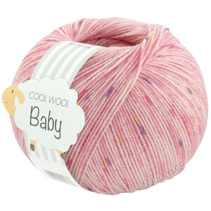 COOL WOOL Baby Uni/Print 50g - von Lana Grossa | 366-Rosa/Blassrosa/Pink/Lila