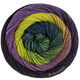 Lana Grossa COOL WOOL Big Color | 4043-Grün/Schwarzbraun/Dunkelviolett/Violett/Gelb/Blattgrün/Dunkelpetrol