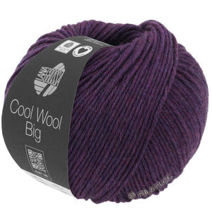 COOL WOOL Big Mélange (We Care) - von Lana Grossa | 1604-Dunkelviolett meliert