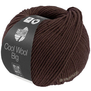 COOL WOOL Big Mélange (We Care) - von Lana Grossa | 1622-Dunkelbraun meliert