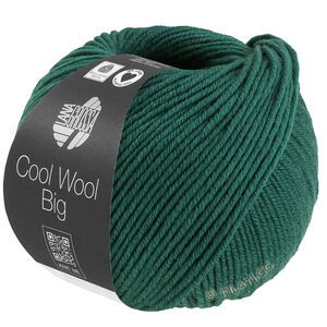 COOL WOOL Big Mélange (We Care) - von Lana Grossa | 1705-Dunkelgrün meliert