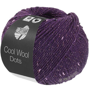 COOL WOOL Dots - von Lana Grossa | 03-Aubergine