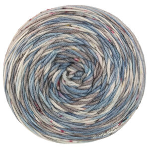 COOL WOOL  Hand-dyed - von Lana Grossa | 11-Grau/Taupe/Natur/Pink/Oliv