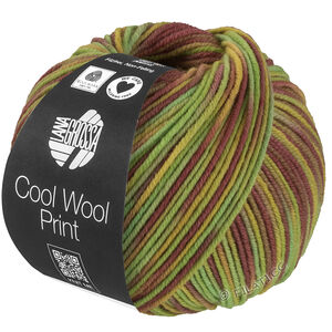 COOL WOOL  Print - von Lana Grossa | 839-Pistazie/Hellgrün/Senf/Mauve