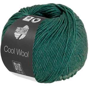 COOL WOOL Mélange (We Care) - von Lana Grossa | 1505-Dunkelgrün meliert
