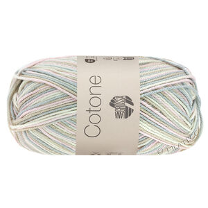 COTONE  Print/Spray/Mouliné - von Lana Grossa | 315-Weiß/Rosé/Beige/Silbergrau