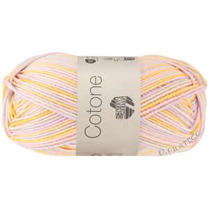 COTONE  Print/Spray/Mouliné - von Lana Grossa | 357-Hellgelb/Zartlila/Rosé/Ecru