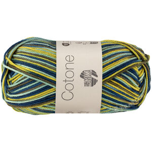 COTONE  Print/Spray/Mouliné - von Lana Grossa | 360-Resedagrün/Dunkelpetrol/Helloliv/Dunkeloliv