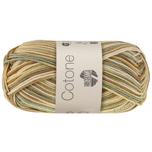 COTONE  Print/Spray/Mouliné - von Lana Grossa | 371-Creme/Vanille/Hellbeige/Camel/Salbeigrün