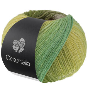 COTONELLA - von Lana Grossa | 18-Dunkeloliv/Flieder/Gelb/Orange/Pink/Schlamm/Minttürkis/Dunkelgrau