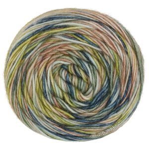 ECOPUNO Hand-dyed - von Lana Grossa | 60-Eisblau/Rosenholz/Natur/Gelbgrün/Grüngrau/Mint/Beige/Dunkelblau