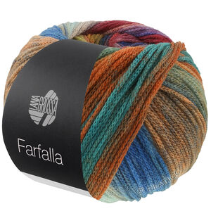 FARFALLA - von Lana Grossa | 13-Dunkelblau/Dunkelgrau/Burgund/Camel/Mint/Orange/Oliv/Türkis/Blau/Braun/Petrolgrün